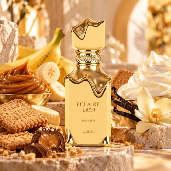 Lattafa Eclaire Banoffi woda perfumowana unisex 100ml flakon